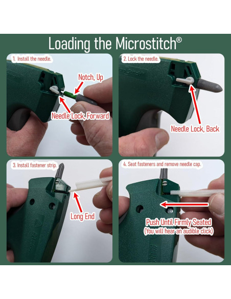Kit de Micro-Fijación MicroStitch Avery Dennison - 1080 Sujetadores Kit de Micro-Fijación MicroStitch Avery Dennison - 1080 Sujetadores