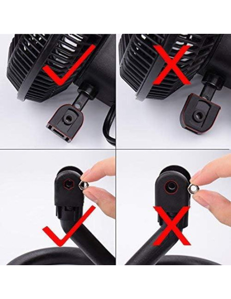 Ventilador de Clip TN TONNY 15,24 cm 2 Velocidades Negro Ventilador de Clip TN TONNY 15,24 cm 2 Velocidades Negro