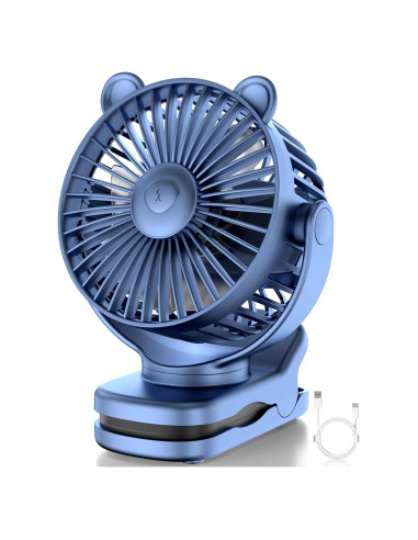 Ventilador de Clip GOTOTO M29 Recargable 3 Velocidades 360