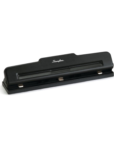 Perforadora Swingline A7074015K 3 Agujeros 10 Hojas Ajustable