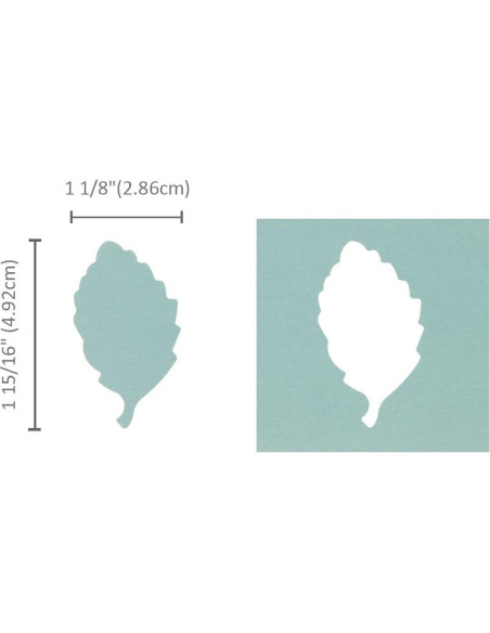 Troquel de Papel Bira Craft Hoja de Abedul 5 cm para Manualidades Troquel de Papel Bira Craft Hoja de Abedul 5 cm para Manualidades