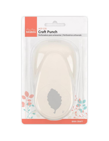 Troquel de Papel Bira Craft Hoja de Abedul 5 cm para Manualidades
