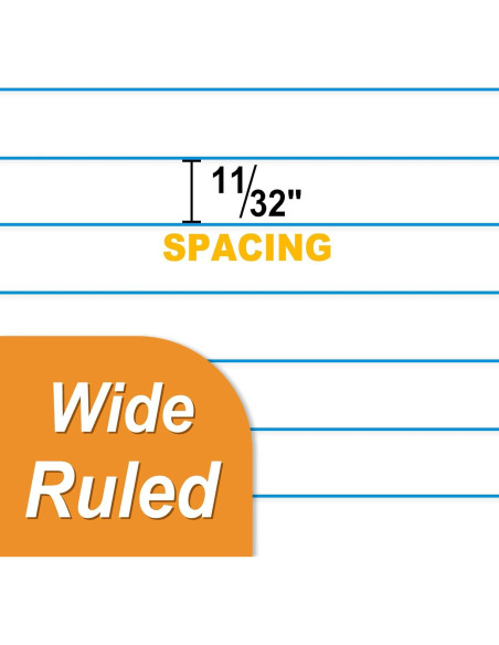 Papel Suelto Rayado Ancho SUNEE 450 Hojas 20.3x26.7 cm Papel Suelto Rayado Ancho SUNEE 450 Hojas 20.3x26.7 cm