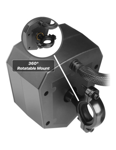 Sistema de Audio GoHawk ATN5-Q 4 Altavoces Bluetooth 1000W