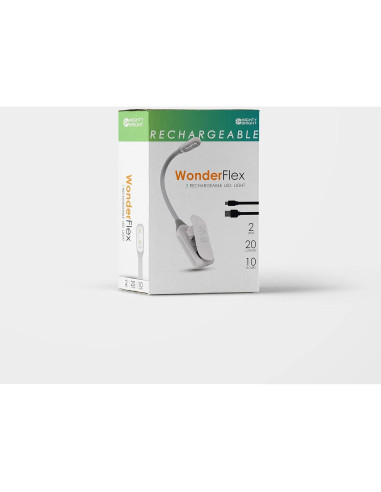 Luz de Libro Recargable Mighty Bright WonderFlex 20 Lúmenes