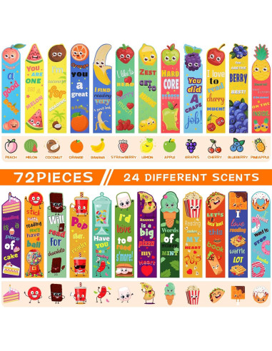 Marcadores Aromatizados Geyee 72 Pcs 24 Estilos para Niños