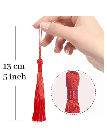 Borlas Suaves Creatrill 100 Pcs 13 cm Multicolor para DIY Borlas Suaves Creatrill 100 Pcs 13 cm Multicolor para DIY