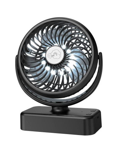 Ventilador de Camping REENUO Recargable USB 40h LED