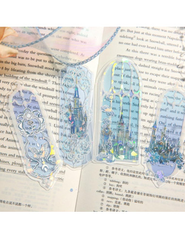 40 Marcadores de Libros Holográficos PVC Belebee 9.1x3.6cm