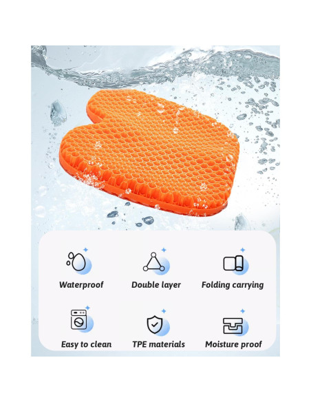 Cojín de Asiento Antideslizante XSIUYU para Kayak 39.9x32cm Cojín de Asiento Antideslizante XSIUYU para Kayak 39.9x32cm