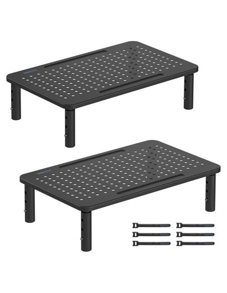 Soporte de Monitor Ergonómico BONTEC Ajustable 3 Alturas 19.96 kg Soporte de Monitor Ergonómico BONTEC Ajustable 3 Alturas 19.96 kg