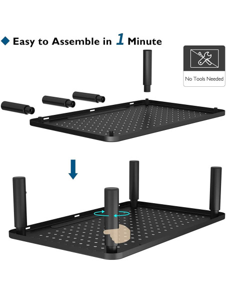 Soporte de Monitor Ergonómico BONTEC Ajustable 3 Alturas 19.96 kg Soporte de Monitor Ergonómico BONTEC Ajustable 3 Alturas 19.96 kg