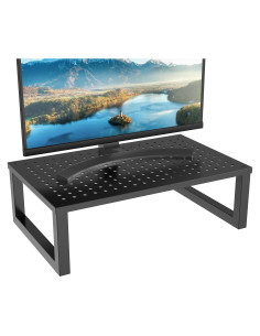 Soporte Elevador para Monitor WALI STT004 Metal Ventilado 40kg