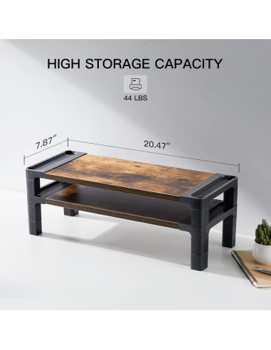 Soporte para Monitor Ajustable HUANUO HNMS04V 3 Alturas