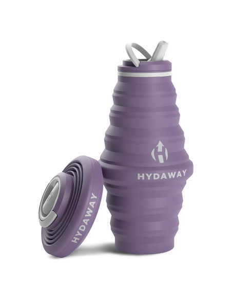 Botella de Agua Plegable HYDAWAY 750ml - Silicona Reutilizable Botella de Agua Plegable HYDAWAY 750ml - Silicona Reutilizable
