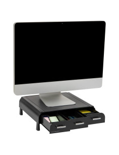 Soporte Ergonómico para Monitor Mind Reader Negro 34.29x33.02cm