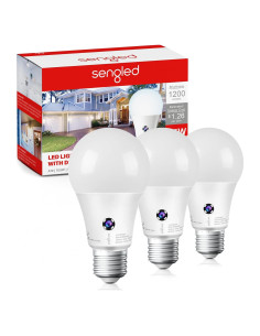 Bombilla LED Sengled Dusk to Dawn 10.5W 1200 Lúmenes 3 Pzas