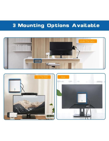 Soporte VESA para Mini PC Beelink S12 Pro y SER3/SER5