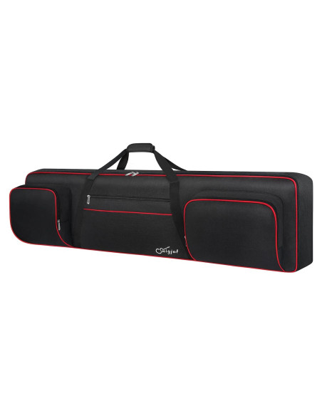 Funda para Teclado 88 Teclas SNIGJAT Negra y Roja Funda para Teclado 88 Teclas SNIGJAT Negra y Roja