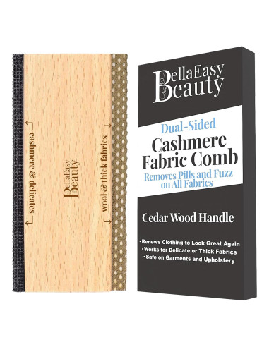 Peine de Cachemira Bellaeasybeauty - Elimina Pelusas y Bolitas