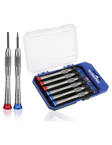 Set de Destornilladores Magnéticos WORKPRO 6 Piezas S2 Set de Destornilladores Magnéticos WORKPRO 6 Piezas S2