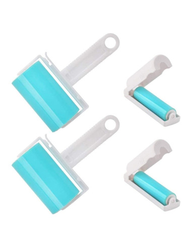 Rodillo de Pelusa NUOBUT 4 Pack Reutilizable para Mascotas