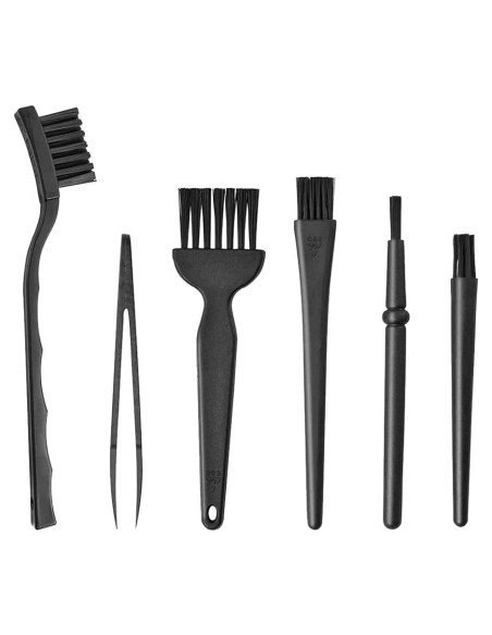 Kit de 6 Cepillos de Limpieza ELANE para Espacios Reducidos Kit de 6 Cepillos de Limpieza ELANE para Espacios Reducidos