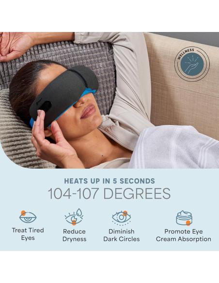 Masajeador de Ojos LifePro Calentado con Bluetooth y 4 Modos Masajeador de Ojos LifePro Calentado con Bluetooth y 4 Modos