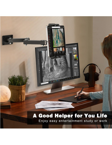 Soporte de Pared para Tablet BAISHUN CJX-075 Ajustable 360