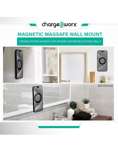 Soporte Magnético Chargeworx MagSafe 3-Pack para iPhone
