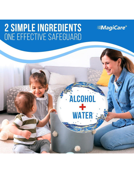 Toallitas Desinfectantes MagiCare 75% Alcohol 200 Unidades Toallitas Desinfectantes MagiCare 75% Alcohol 200 Unidades