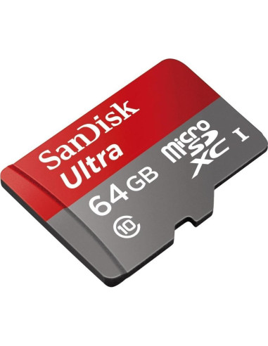 Tarjeta de Memoria SanDisk Ultra microSDXC 64GB Clase 10