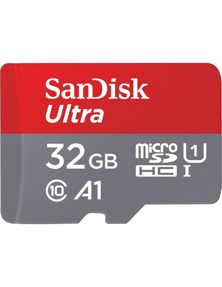 Tarjeta Micro SD SanDisk 32GB Ultra UHS-I Clase 10 + Lector Tarjeta Micro SD SanDisk 32GB Ultra UHS-I Clase 10 + Lector