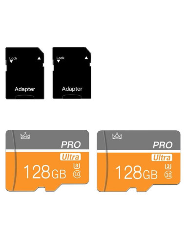 Tarjeta Micro SD 128GB Clase 10 Talebasic con Adaptador SD