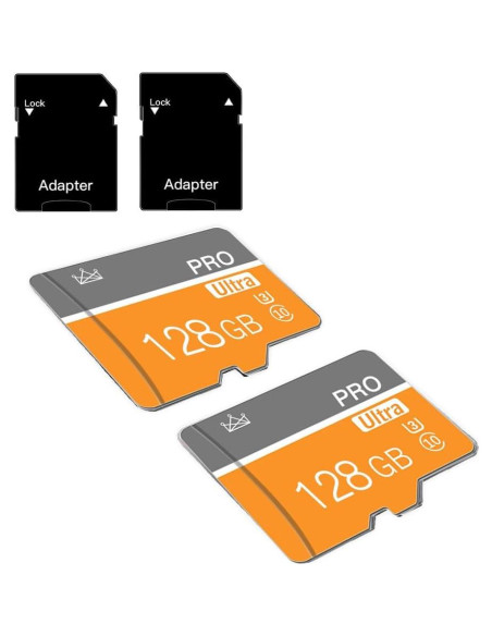 Tarjeta Micro SD 128GB Clase 10 Talebasic con Adaptador SD Tarjeta Micro SD 128GB Clase 10 Talebasic con Adaptador SD