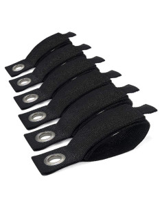 6 Organizadores de Cable Kadden Nylon 26.9 cm 22 kg