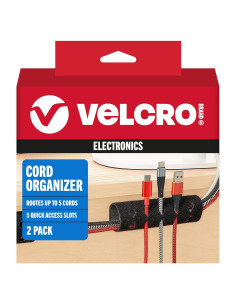 Organizador de Cables VELCRO Mediano 2pk - Doble Función