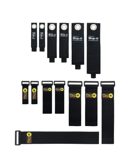 Correas de Almacenamiento Wrap-It 14 Piezas Alta Resistencia Correas de Almacenamiento Wrap-It 14 Piezas Alta Resistencia