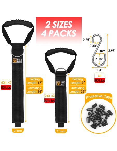 Soporte de Cuerda de Almacenamiento LIGHT DUST 4Pack 55.88-88.90 cm Soporte de Cuerda de Almacenamiento LIGHT DUST 4Pack 55.88-88.90 cm