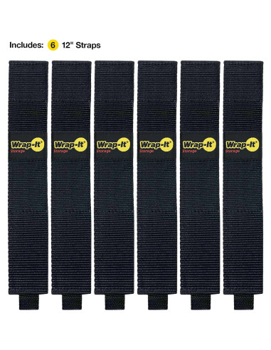 Correas Dobles Wrap-It Storage 30.48 cm Paquete de 6