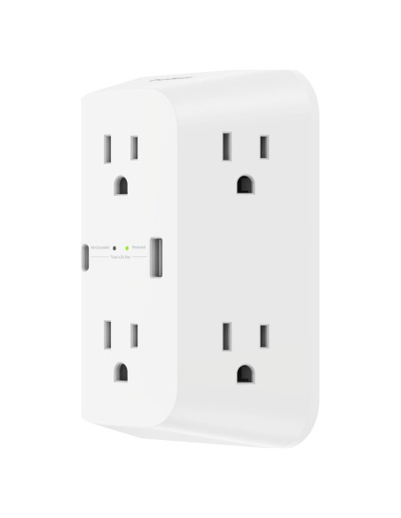 Protector de Sobretensión Belkin 6 Salidas USB-C y USB-A Protector de Sobretensión Belkin 6 Salidas USB-C y USB-A