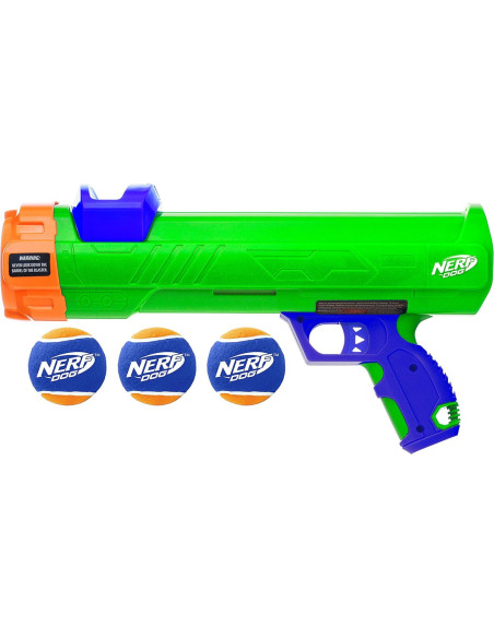 Lanzador de Pelotas Nerf Dog con 3 Pelotas para Perros Lanzador de Pelotas Nerf Dog con 3 Pelotas para Perros