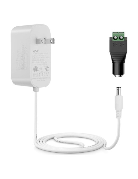 Adaptador de Alimentación Tonton 12V 2A 24W con Cable 1.8m Adaptador de Alimentación Tonton 12V 2A 24W con Cable 1.8m
