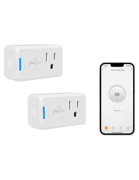 Enchufe Inteligente Mini Jinvoo Wi-Fi 2.4G Control por Voz (2 Pcs) Enchufe Inteligente Mini Jinvoo Wi-Fi 2.4G Control por Voz (2 Pcs)