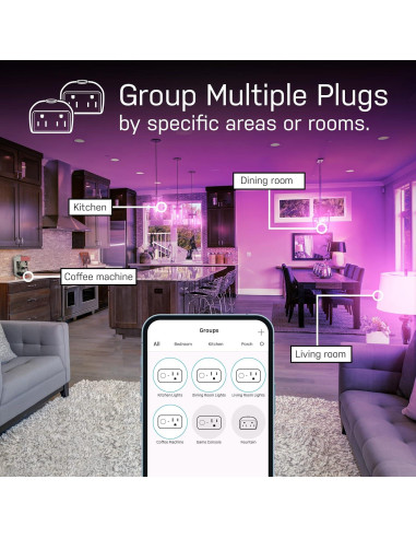 Enchufe Inteligente Feit Electric WiFi 15A Control Remoto