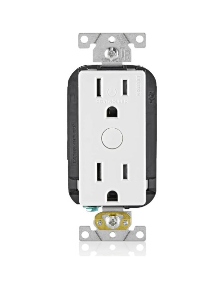 Enchufe Inteligente Leviton Decora 15A Wi-Fi Blanco Enchufe Inteligente Leviton Decora 15A Wi-Fi Blanco