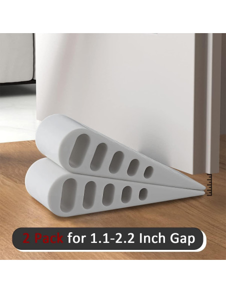 Cuña de Goma para Puerta JQK Blanca - Paquete de 2 Unidades Cuña de Goma para Puerta JQK Blanca - Paquete de 2 Unidades