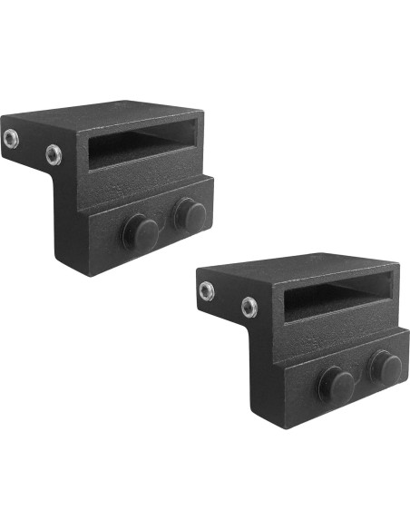 Tope de Puerta de Granero DonYoung 2PCS Aluminio Negro Tope de Puerta de Granero DonYoung 2PCS Aluminio Negro