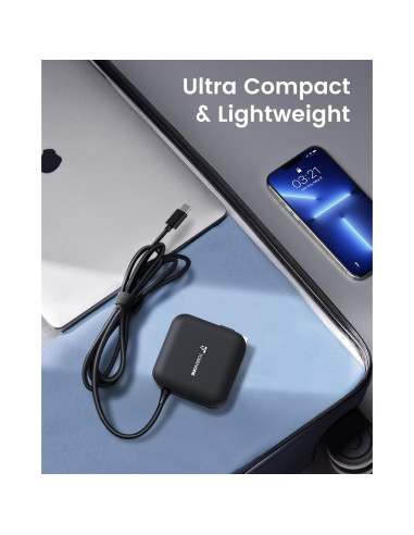 Cargador USB C 100W GaN III Plegable para Laptop