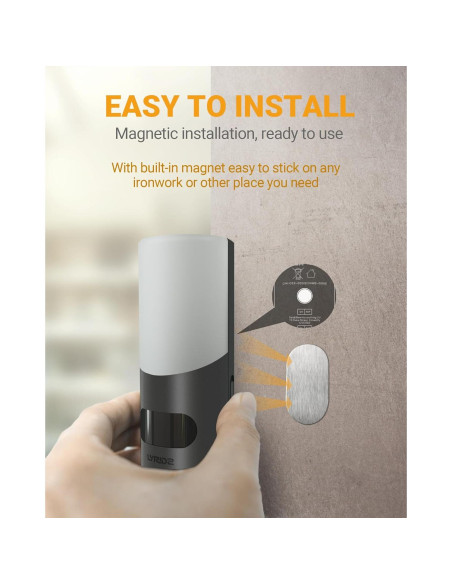 Aplique de Pared Lyridz Recargable con Sensor LED 1500mAh Aplique de Pared Lyridz Recargable con Sensor LED 1500mAh